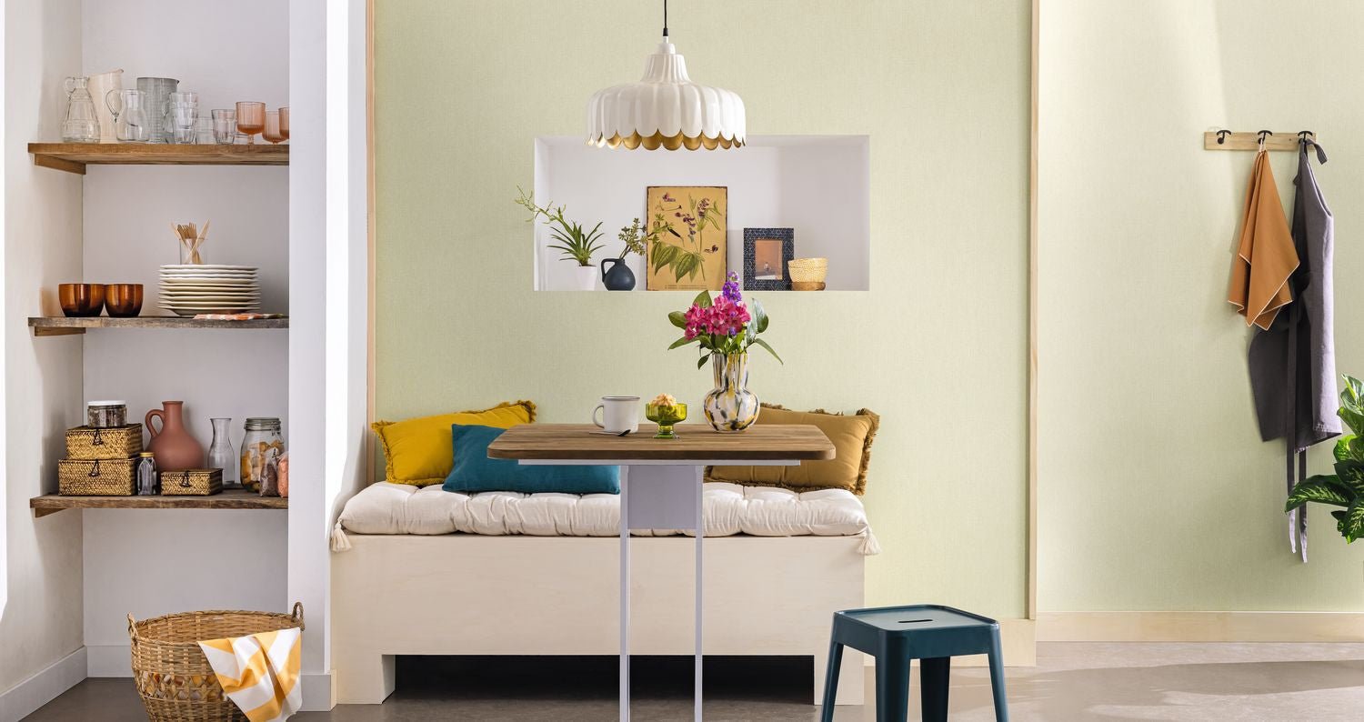 Uni Mat Wallpaper - Lichen - Caselio - 104997250 - Premier Wallcovering