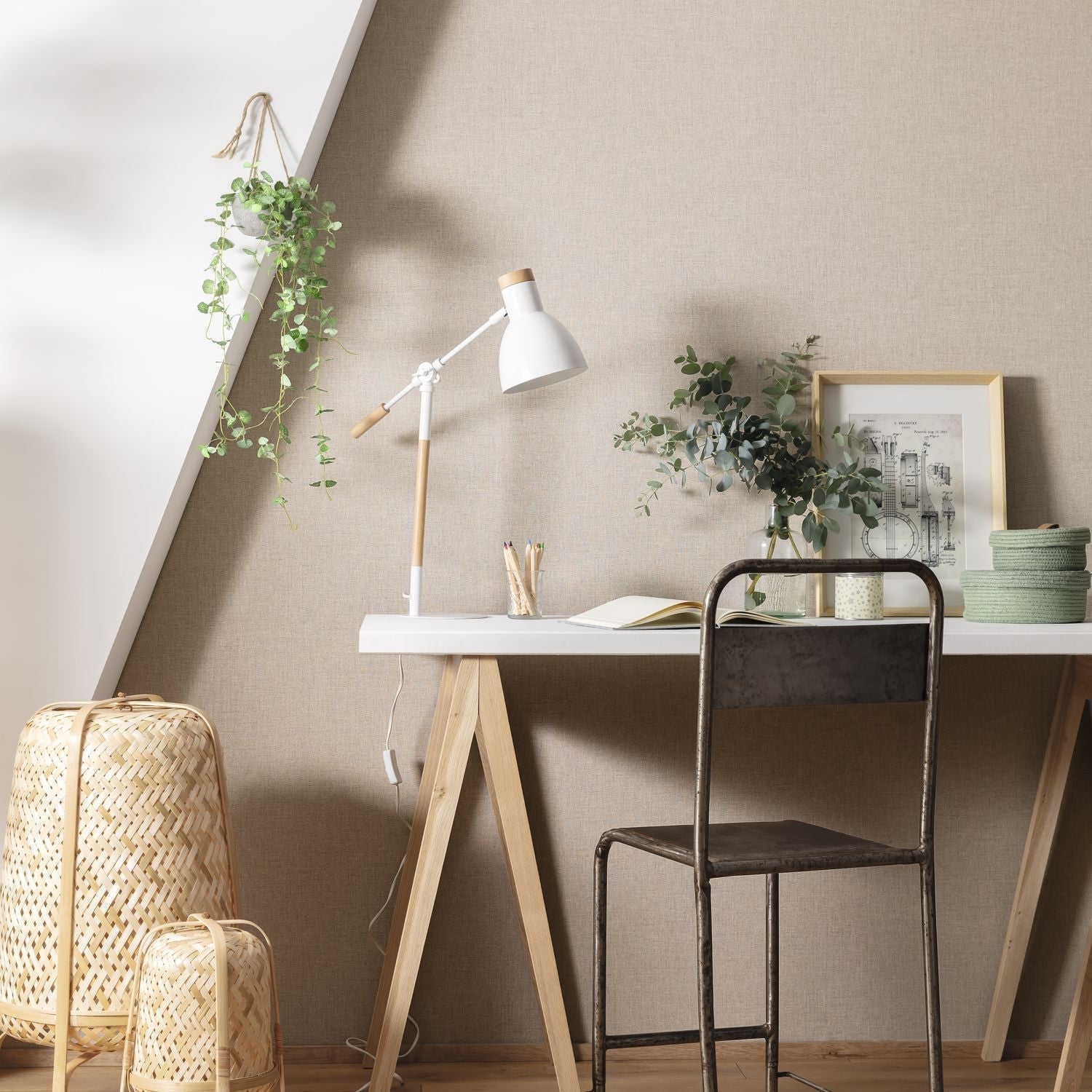 Uni Mat Wallpaper - Lin - Caselio - 103221900 - Premier Wallcovering