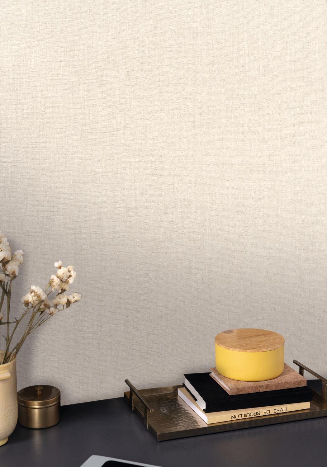 Uni Mat Wallpaper - Lin Clair - Caselio - 103221134 - Premier Wallcovering