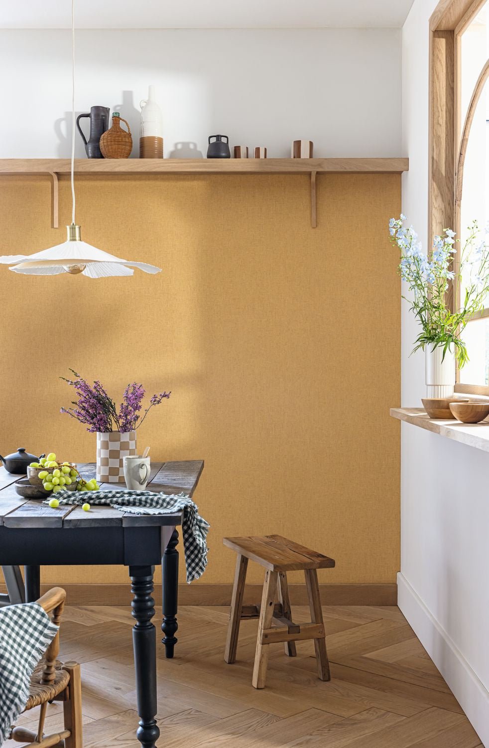 Uni Mat Wallpaper - Ambre - Caselio - 103222200 - Premier Wallcovering