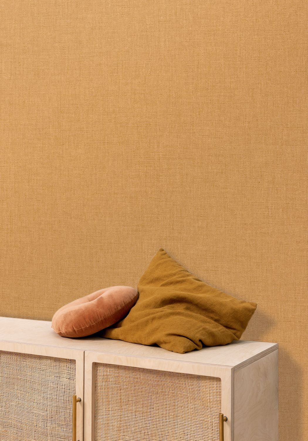 Uni Mat Wallpaper - Ocre - Caselio - 103222440 - Premier Wallcovering