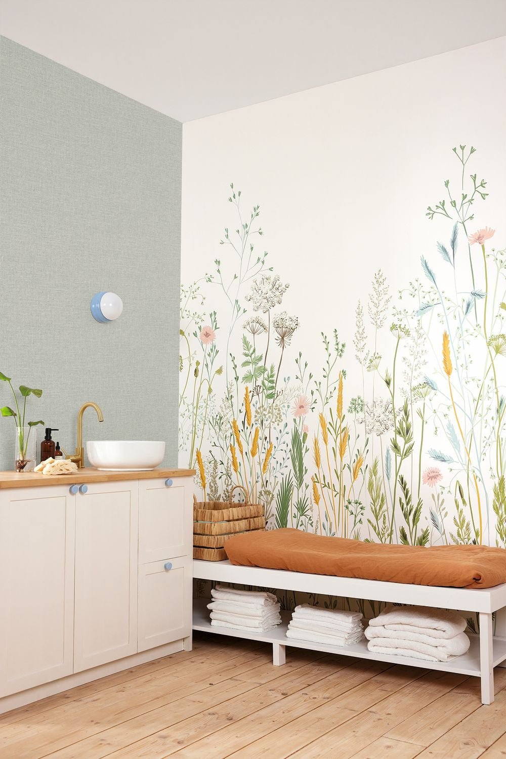 Uni Mat Wallpaper - Celadon - Caselio - 104017120 - Premier Wallcovering