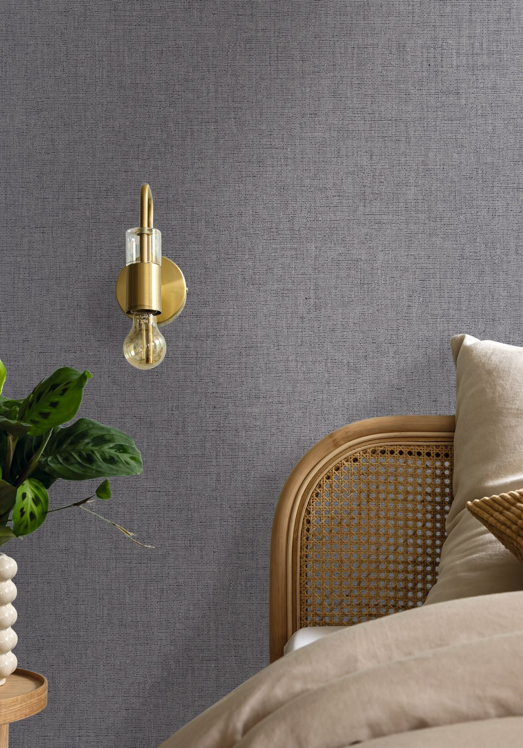 Uni Mat Wallpaper - Fonce - Caselio - 103229788 - Premier Wallcovering