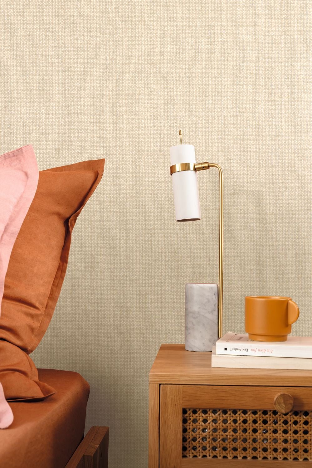 Uni Mat Wallpaper - Beige Galet - Caselio - 104991212 - Premier Wallcovering