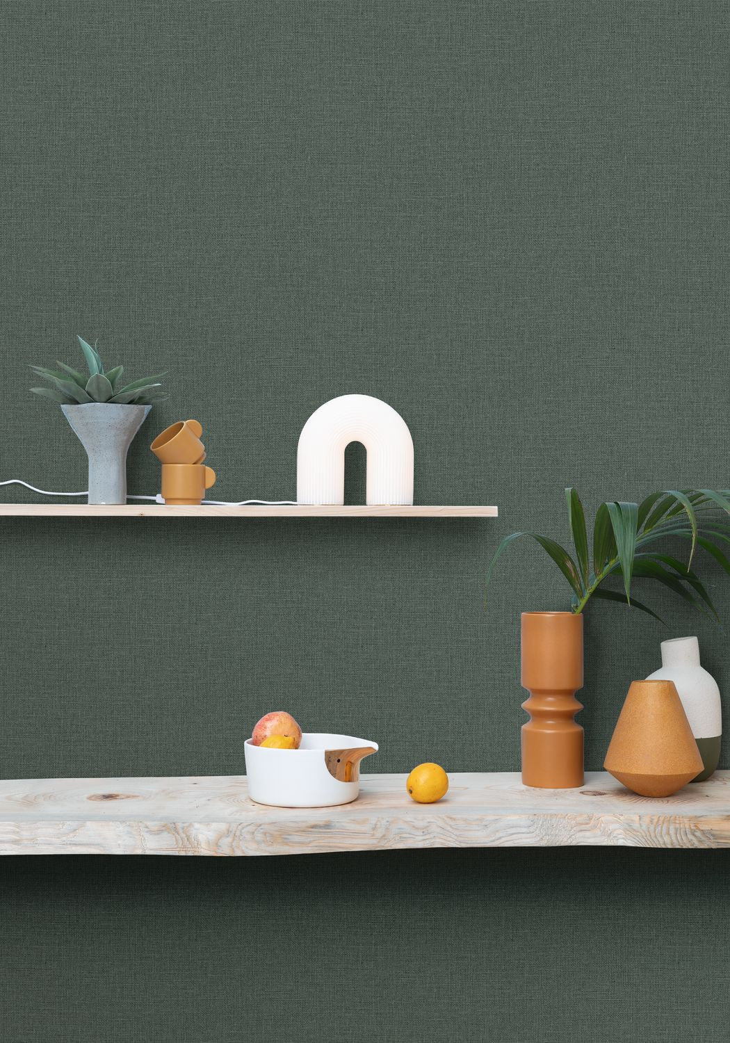 Uni Mat Wallpaper - Menthe - Caselio - 104017670 - Premier Wallcovering