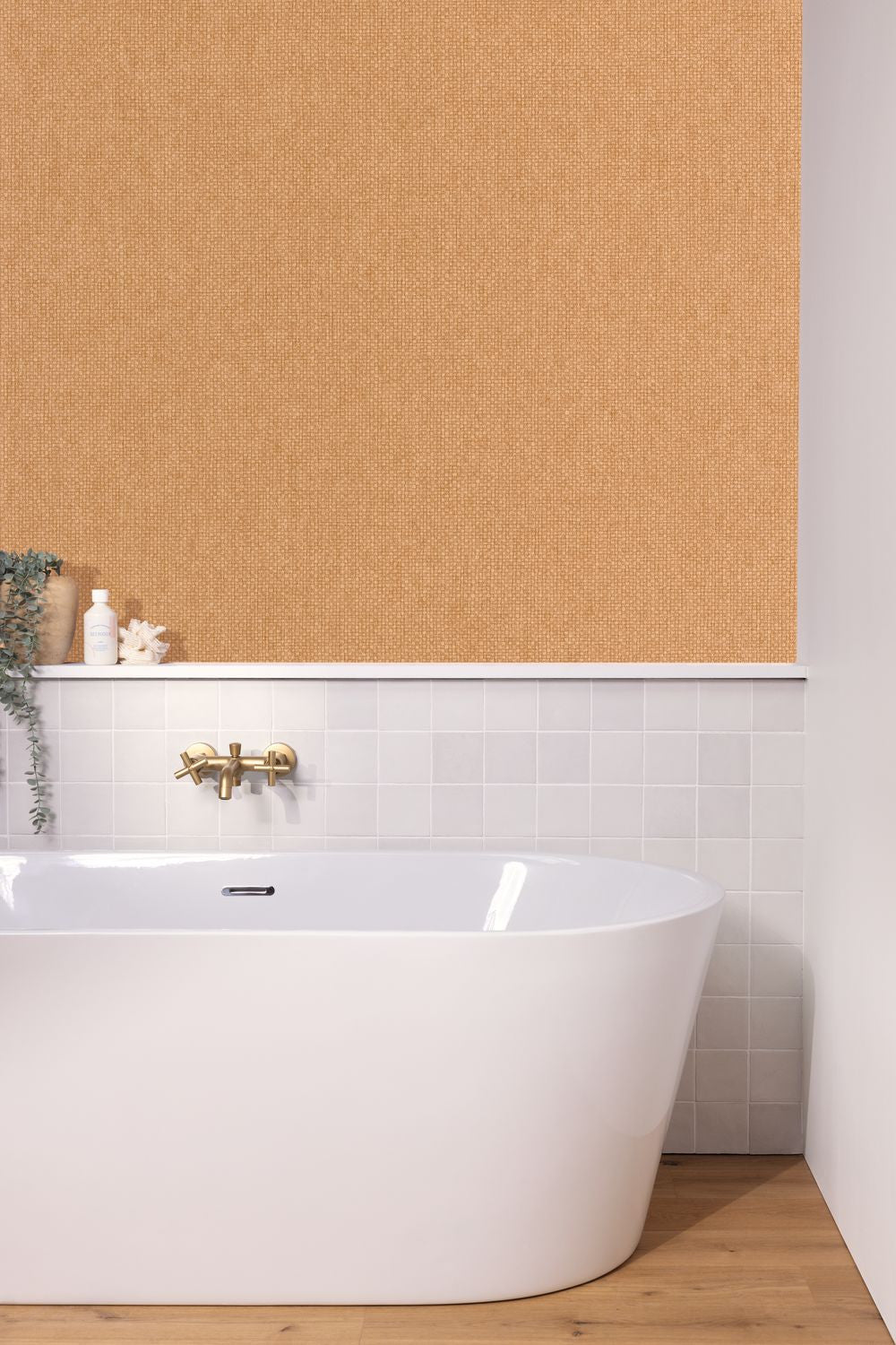 Uni Mat Wallpaper - Cuivre - Caselio - 104992328 - Premier Wallcovering