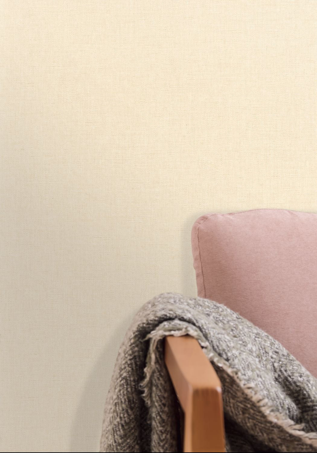 Uni Mat Wallpaper - Vanille - Caselio - 103221600 - Premier Wallcovering