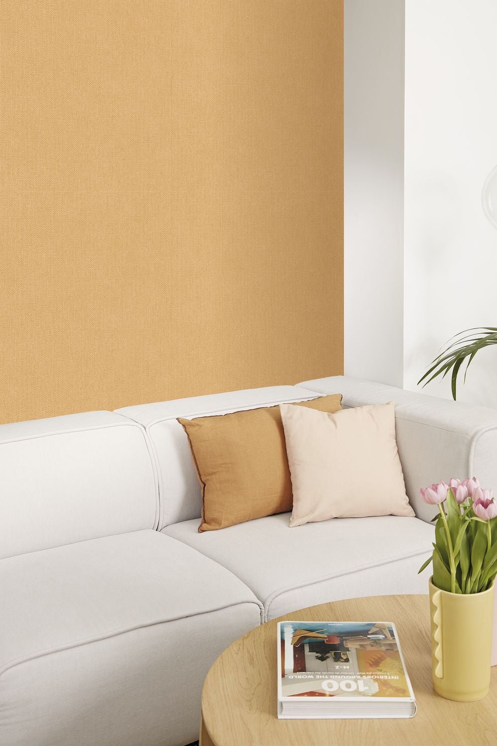 Uni Mat Wallpaper - Miel - Caselio - 104992020 - Premier Wallcovering