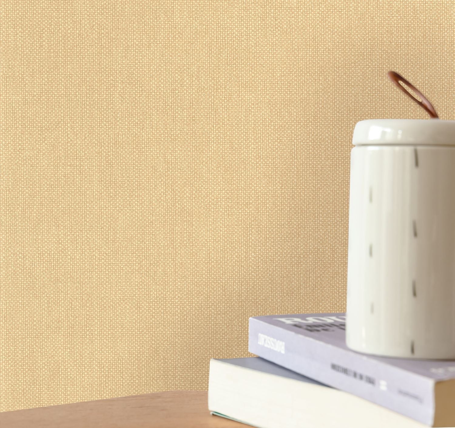 Uni Mat Wallpaper - Jaune - Caselio - 104992010 - Premier Wallcovering