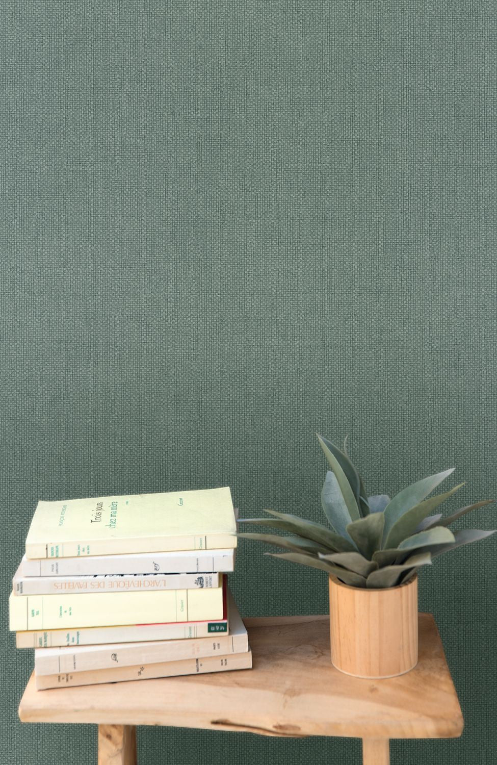 Uni Mat Wallpaper - Eucalyptus - Caselio - 104997312 - Premier Wallcovering