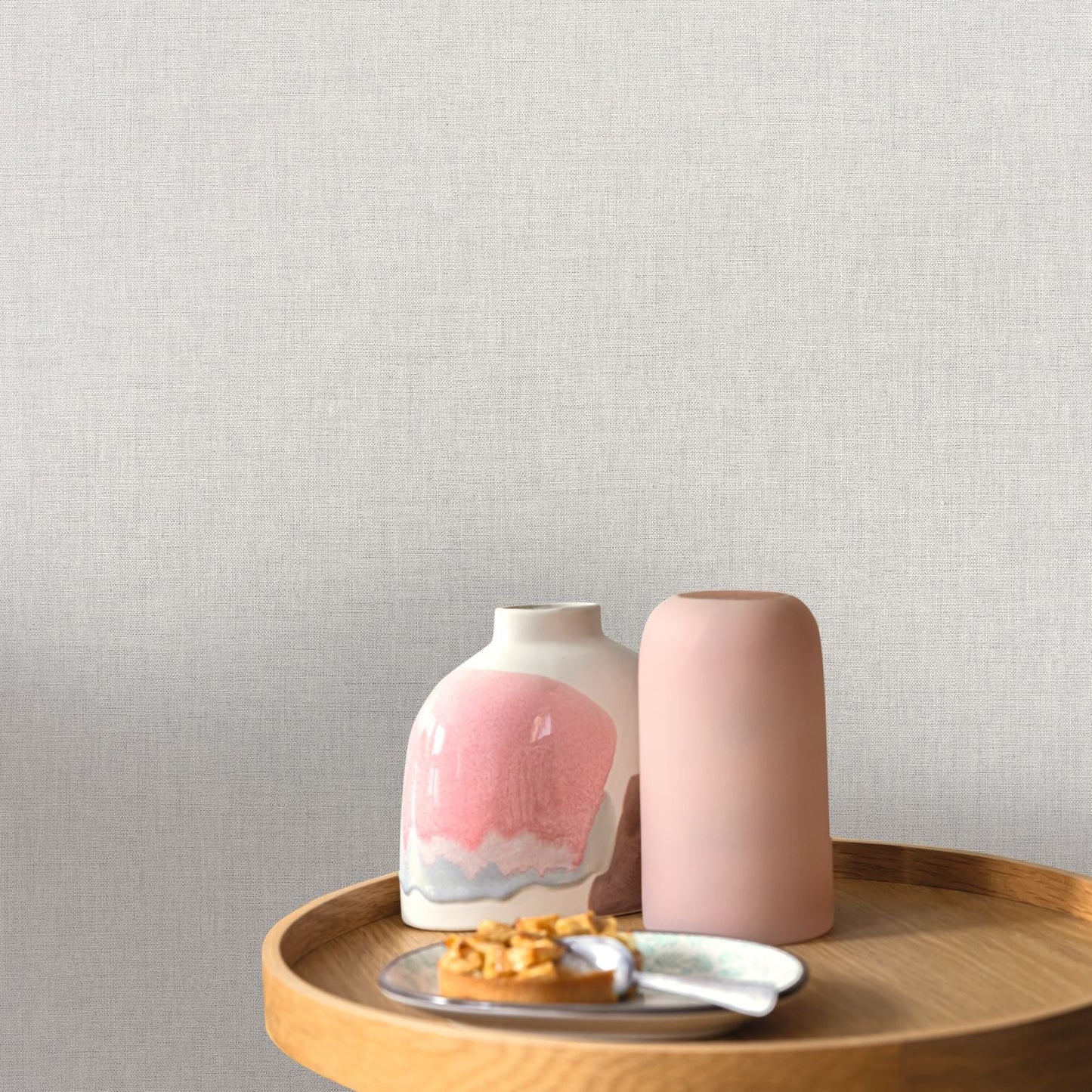 Uni Mat Wallpaper - Gris Etain - Caselio - 103229123 - Premier Wallcovering