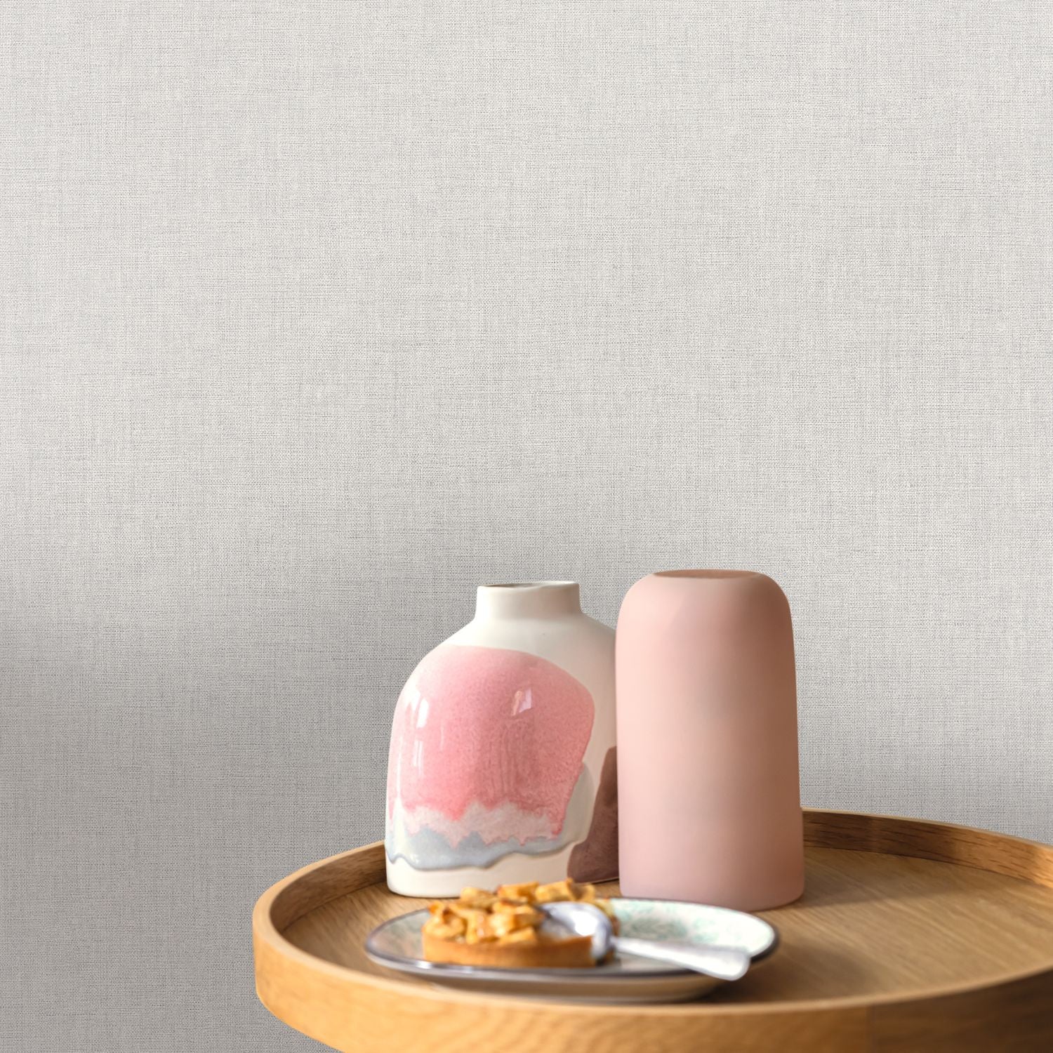 Uni Mat Wallpaper - Gris Etain - Caselio - 103229123 - Premier Wallcovering