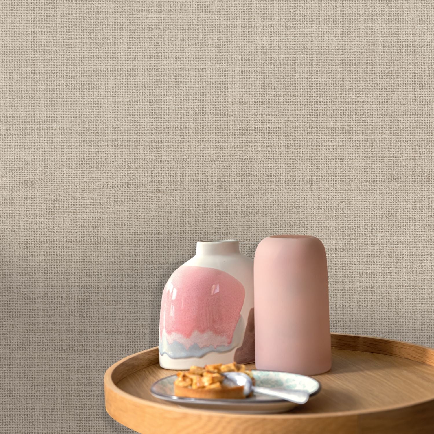 Uni Mat Wallpaper - Ficelle - Caselio - 104011025 - Premier Wallcovering