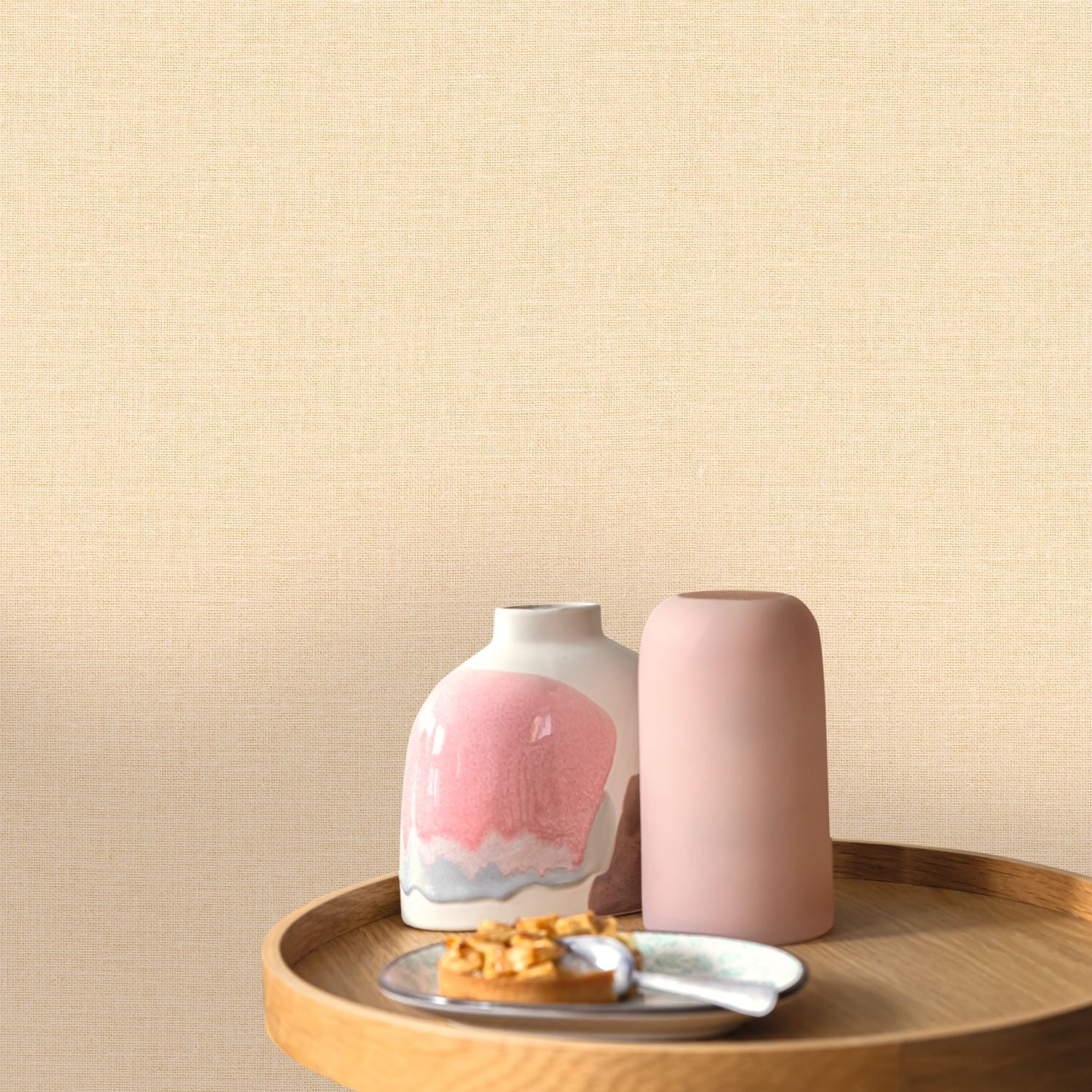 Uni Mat Wallpaper - Jaune - Caselio - 104012780 - Premier Wallcovering