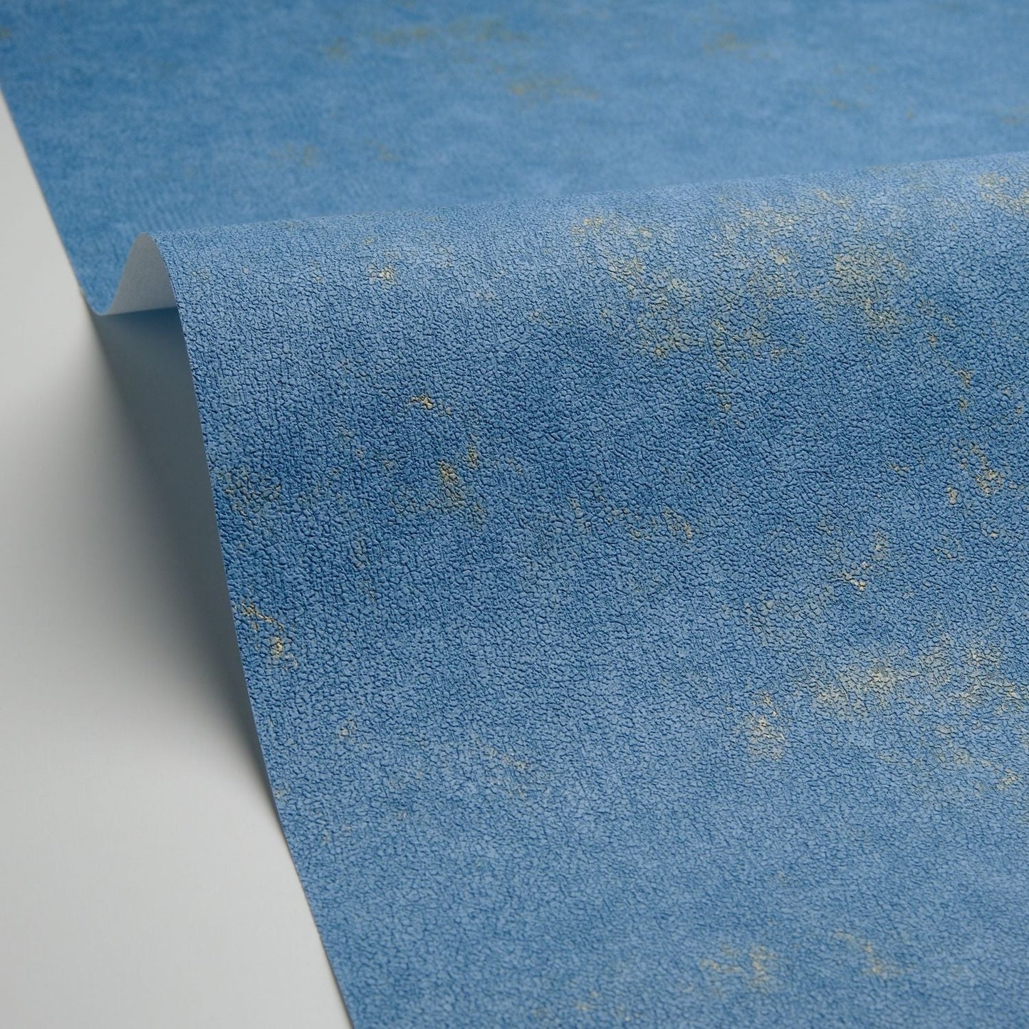 Uni Metallise/ Irise Wallpaper - Bleu Jean - Caselio - 105256029 - Premier Wallcovering