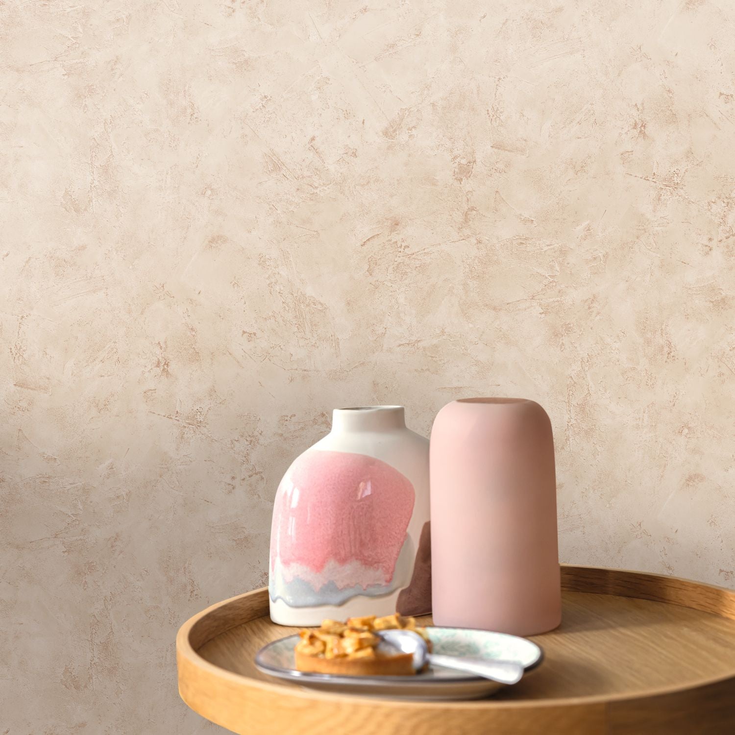 Uni Metallise / Nacre Wallpaper - Moka - Caselio - 103681298 - Premier Wallcovering