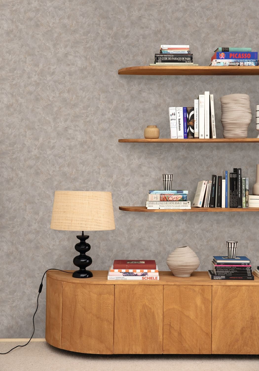 Uni Metallise / Nacre Wallpaper - Sepia - Caselio - 103689515 - Premier Wallcovering