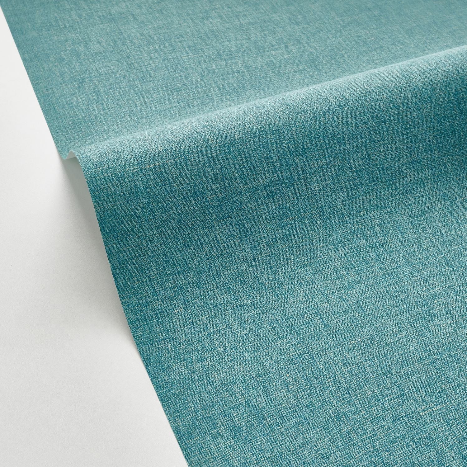 Uni Metallise/irise Wallpaper - Bleu Vert - Caselio - 103236470 - Premier Wallcovering