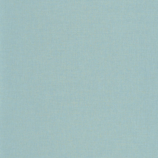 Uni Metallise/irise Wallpaper - Bleu Fumee - Caselio - 103236321 - Premier Wallcovering