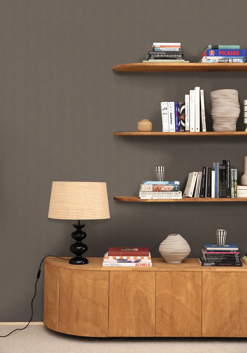 Uni Natte Metallises Wallpaper - Noir - Caselio - 101579120 - Premier Wallcovering