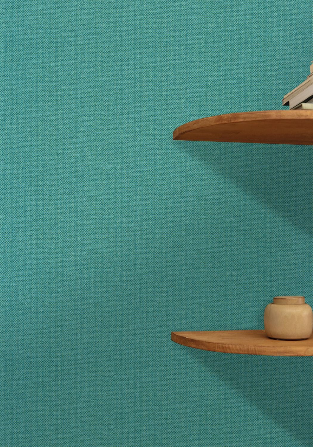 Uni Natte Wallpaper - Menthe - Caselio - 101567449 - Premier Wallcovering