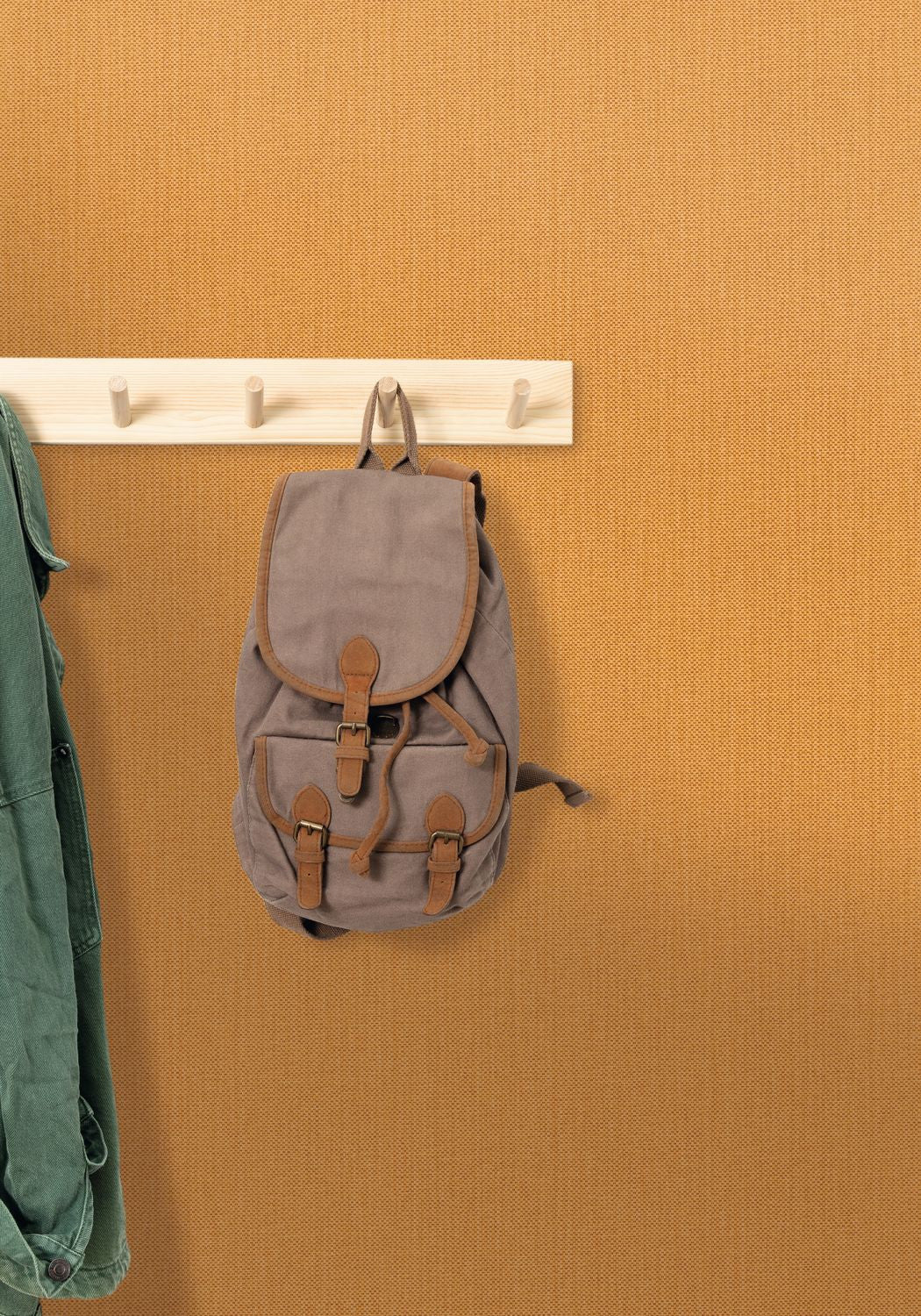 Uni Natte Wallpaper - Terre De Sienne - Caselio - 101563030 - Premier Wallcovering