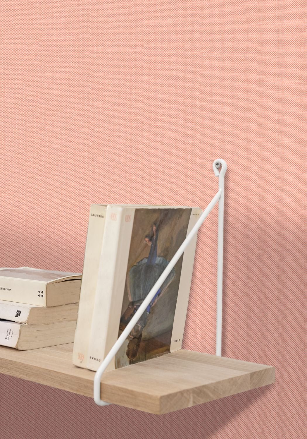 Uni Natte Wallpaper - Rose Dragee - Caselio - 101564240 - Premier Wallcovering