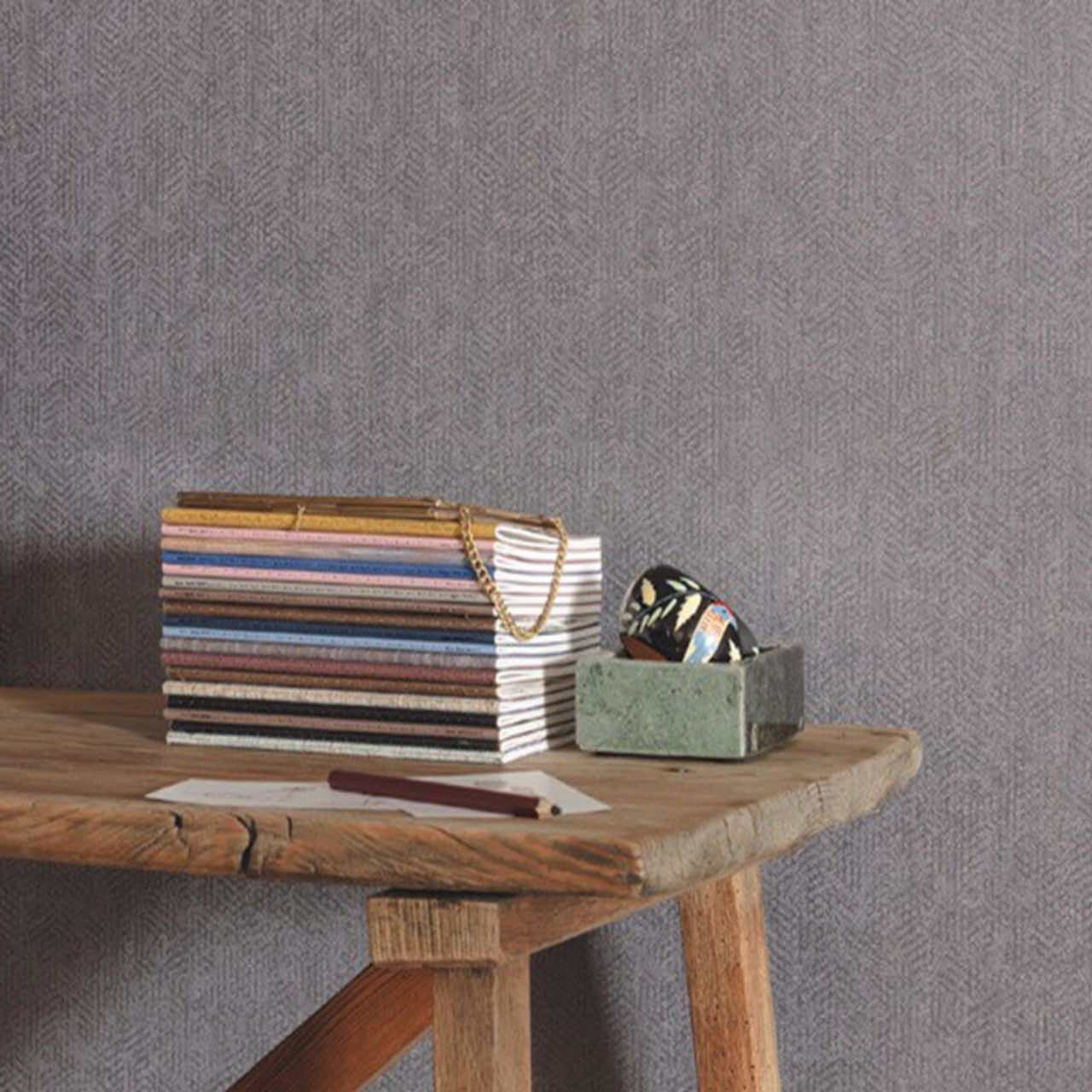 Uni Plain Wallpaper - Blue - Casadeco - 80411901 - Premier Wallcovering