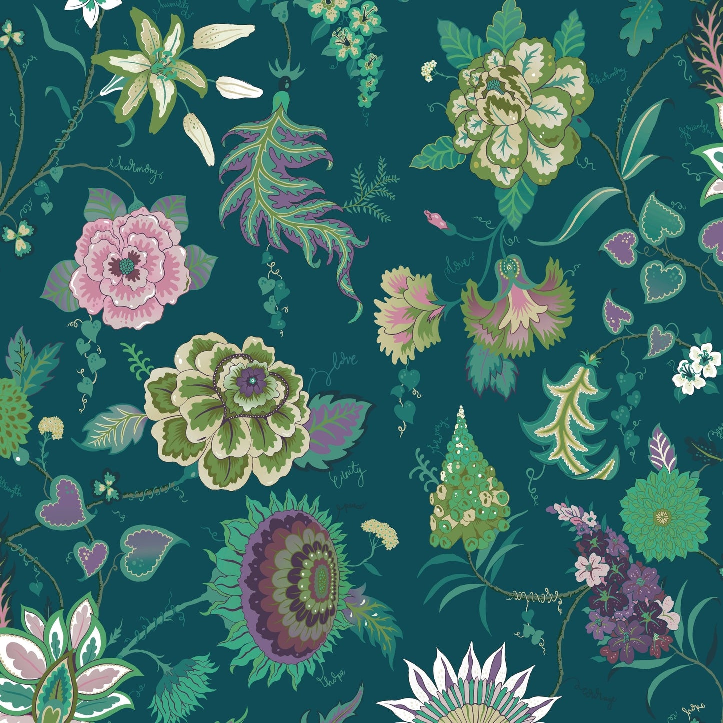 Unity Wallpaper - Teal - Wear The Walls - UNTB8070U70 - Premier Wallcovering