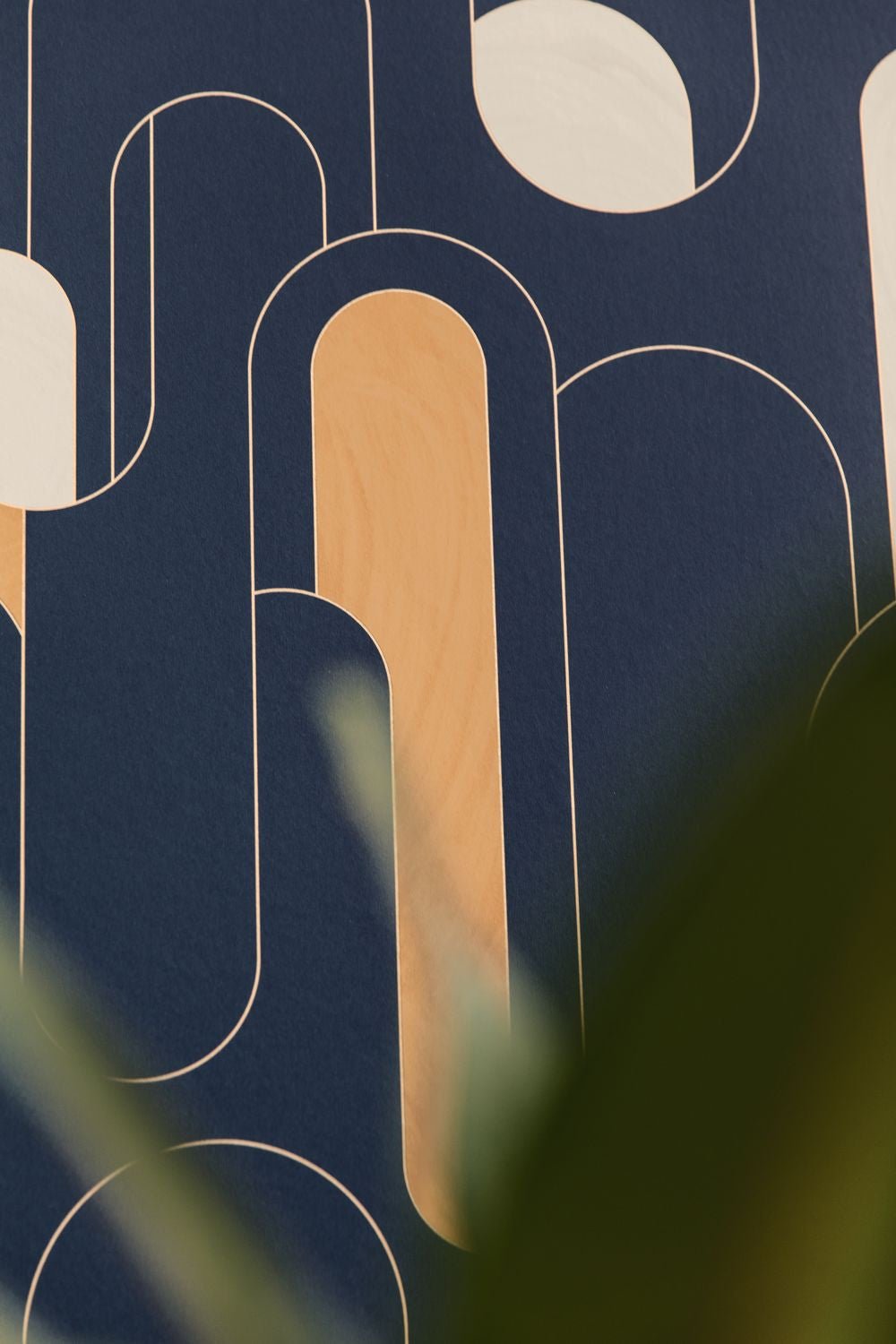 Up And Around Wallpaper - Bleu Minuit - Caselio - 102876122 - Premier Wallcovering