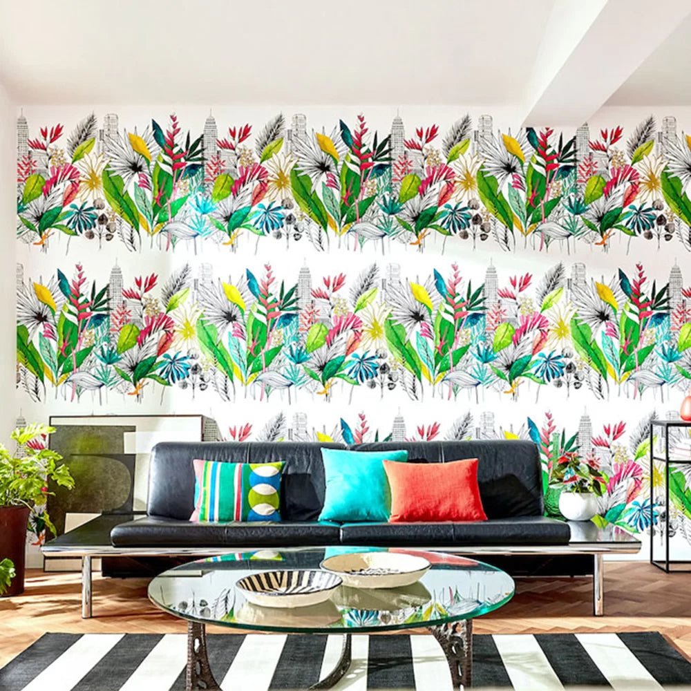 Urban Tropic Wallpaper - Tropical Bright - Ohpopsi - CEP50107W - Premier Wallcovering