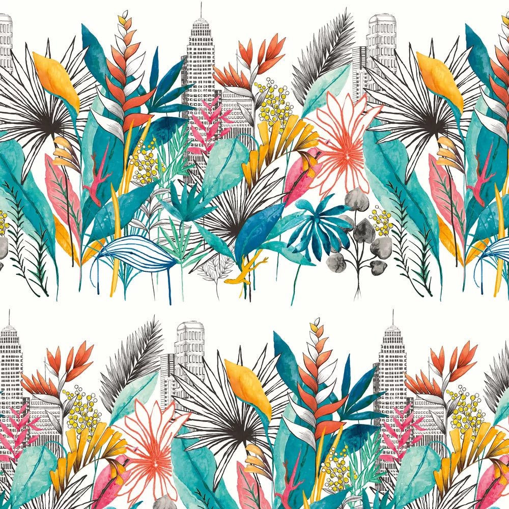 Urban Tropic Wallpaper - Marina - Ohpopsi - CEP50108W - Premier Wallcovering