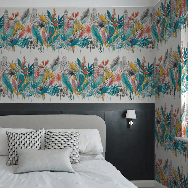 Urban Tropic Wallpaper - Marina - Ohpopsi - CEP50108W - Premier Wallcovering
