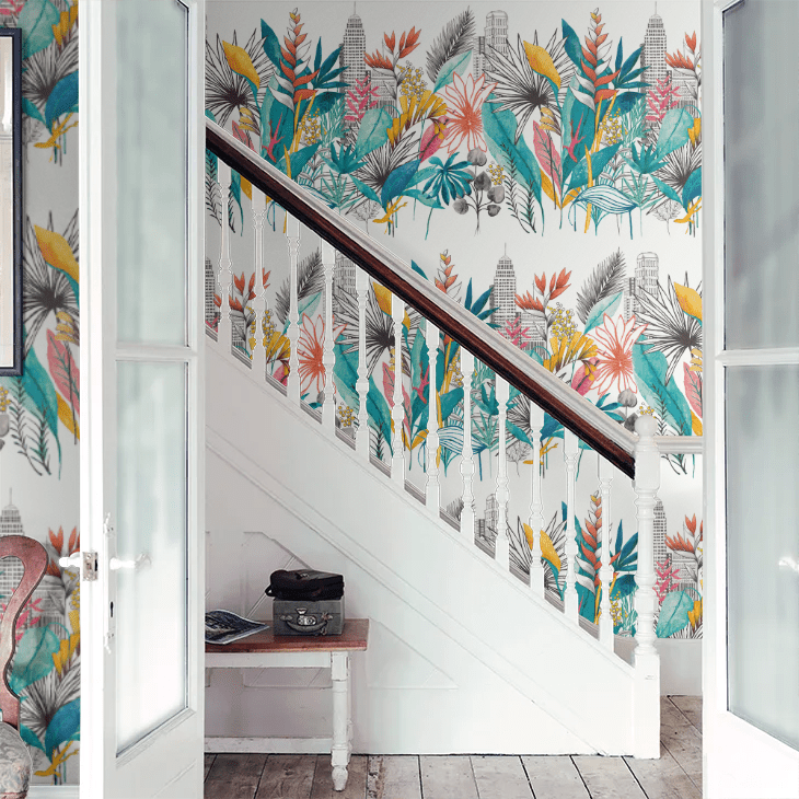 Urban Tropic Wallpaper - Marina - Ohpopsi - CEP50108W - Premier Wallcovering