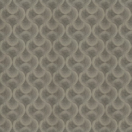 Uroko Wallpaper - Gilver/ Charcoal - Osborne & Little - W7556-02 - Premier Wallcovering
