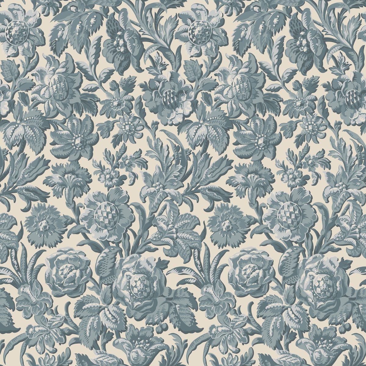 Valentin Wallpaper - Misty Blue - Sandberg - S10246 - Premier Wallcovering