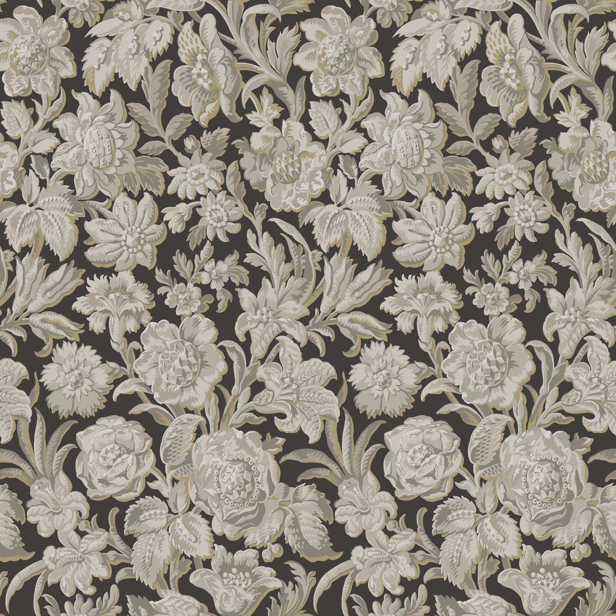 Valentin Wallpaper - Charcoal - Sandberg - S10247 - Premier Wallcovering