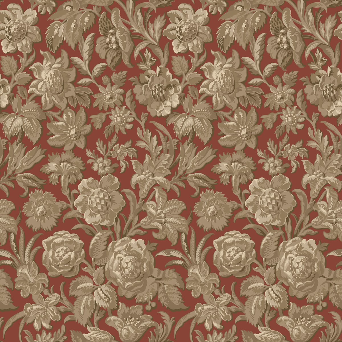 Valentin Wallpaper - Ruby Red - Sandberg - S10245 - Premier Wallcovering
