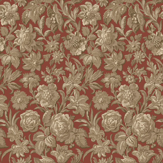 Valentin Wallpaper - Ruby Red - Sandberg - S10245 - Premier Wallcovering