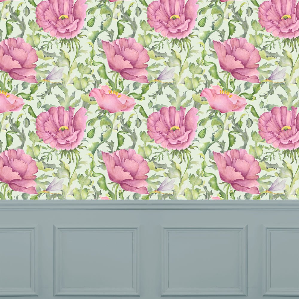 Valeria Wallpaper - Sage - Voyage Maison - VALERIA/WPO/SAG - Premier Wallcovering