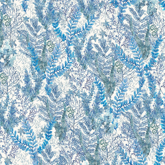 Valetta Wallpaper - Cobalt - Voyage Maison - VALETTA/WPO/COB - Premier Wallcovering
