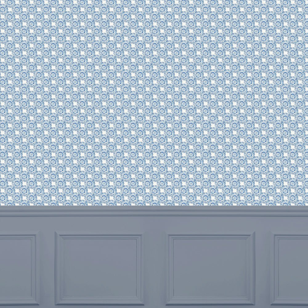 Vali Wallpaper - Denim - Voyage Maison - VALI/WPO/DEN - Premier Wallcovering