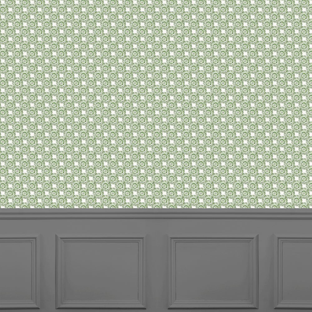 Vali Wallpaper - Sage - Voyage Maison - VALI/WPO/SAG - Premier Wallcovering