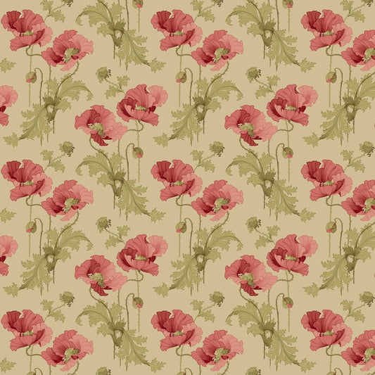 Vallmo Wallpaper - Blush - Boråstapeter - 8090 - Premier Wallcovering