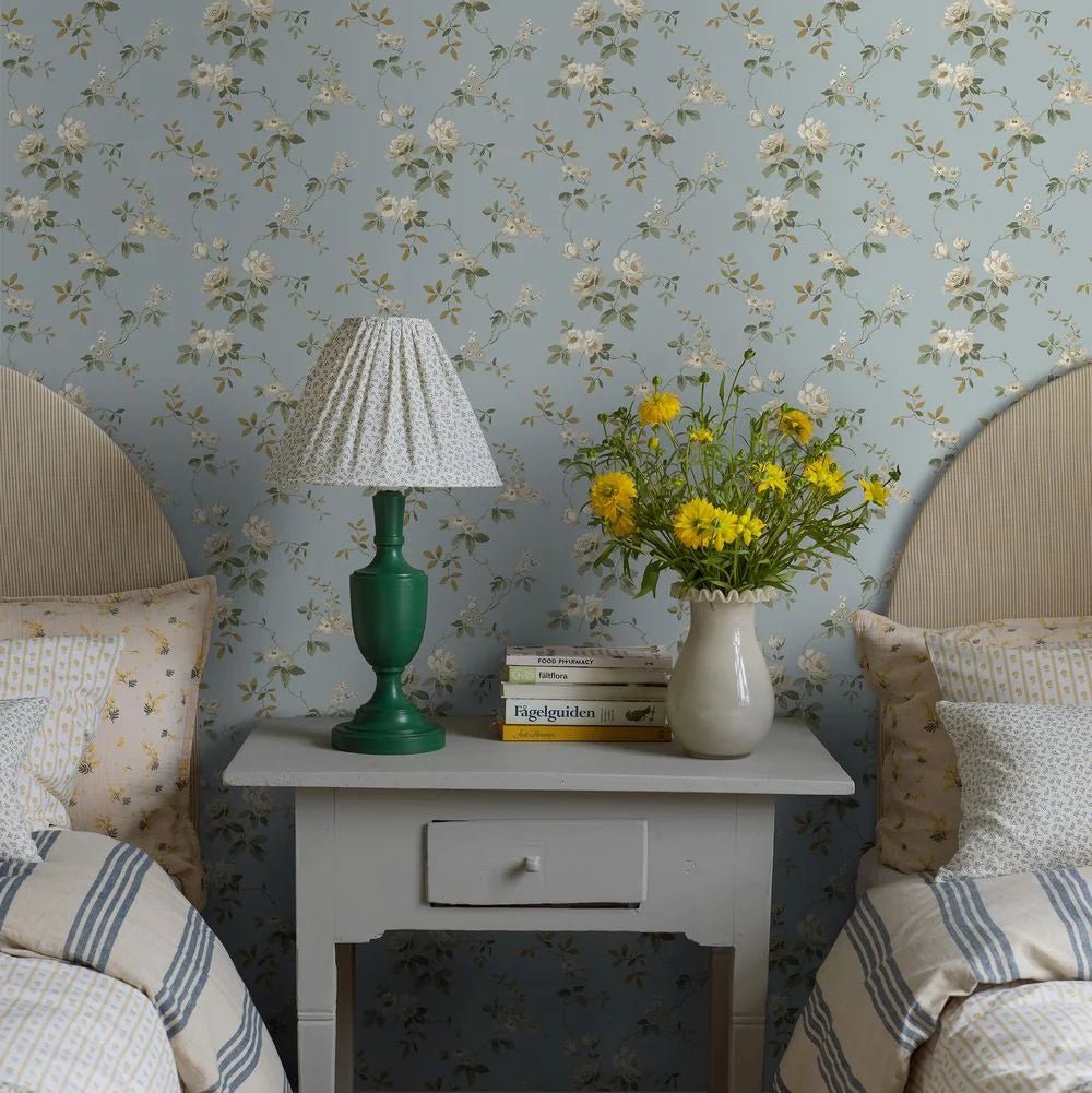 Värmdö Wallpaper - Blue - Boråstapeter - 8087 - Premier Wallcovering