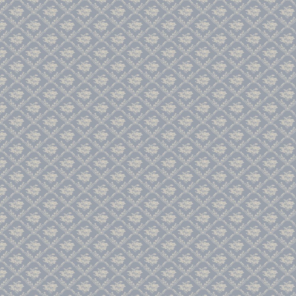 Västigårn Wallpaper - Blue - Boråstapeter - 8060 - Premier Wallcovering