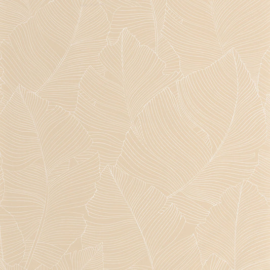 Vegetalia Wallpaper - Blanc Beige - Caselio - 106500010 - Premier Wallcovering