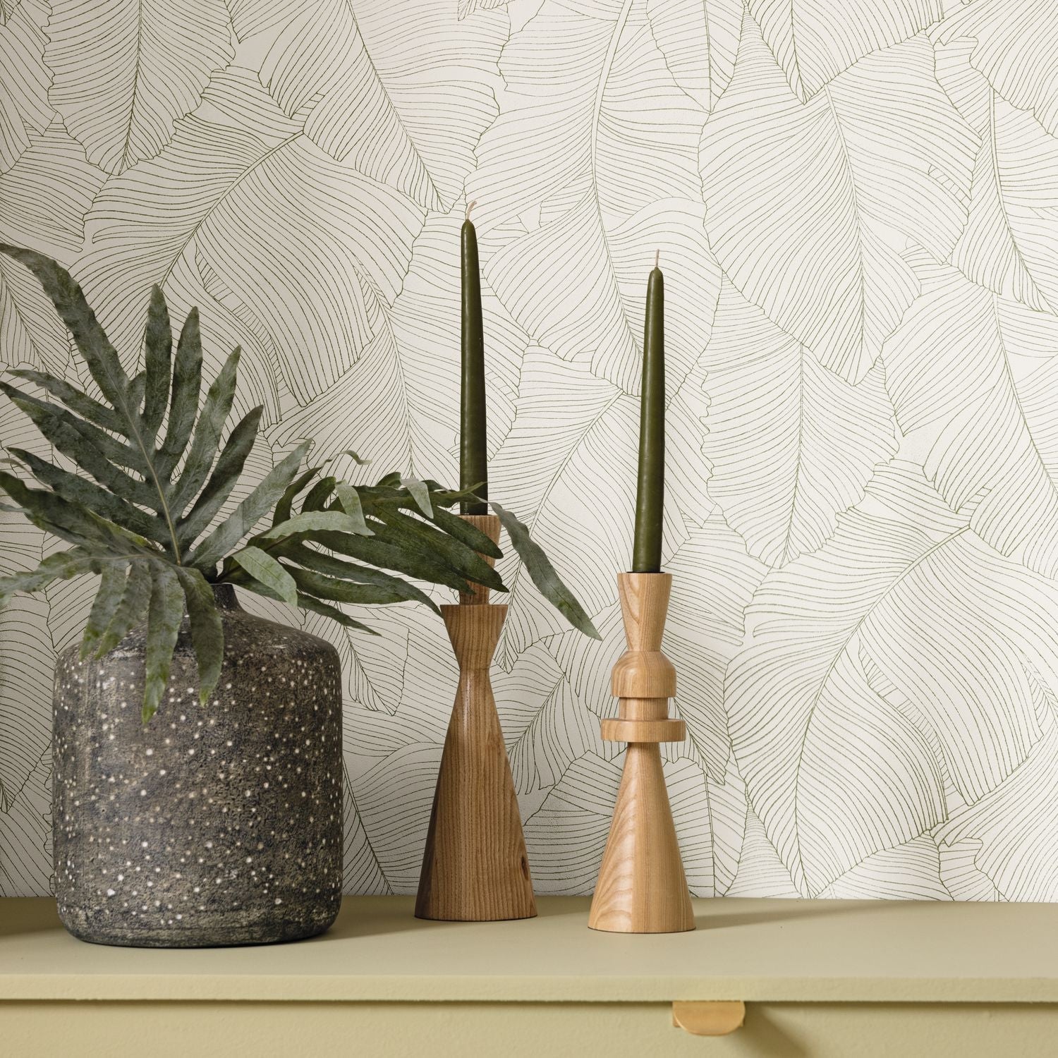 Vegetalia Wallpaper - Amande - Caselio - 106507050 - Premier Wallcovering