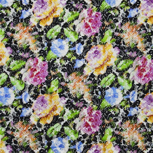 Velvet Dreams Fabric - Jais - Christian Lacroix - FCL020/01 - Premier Wallcovering