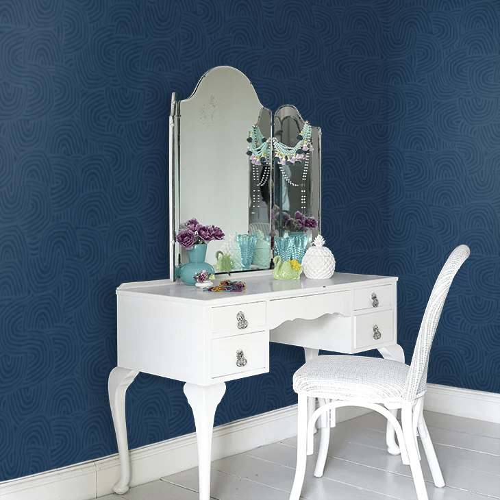 Venation Wallpaper - Ink - Ohpopsi - GHS50128W - Premier Wallcovering